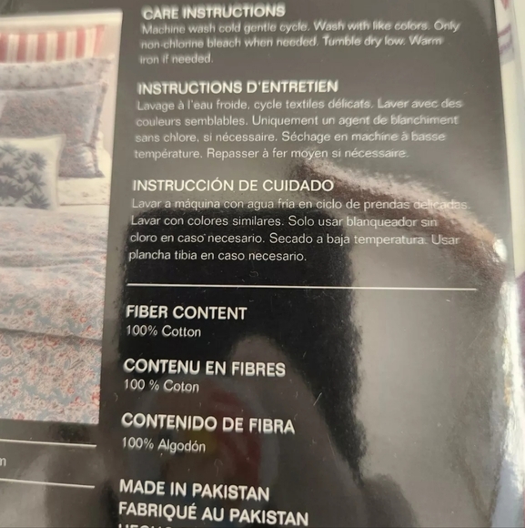 Lauren Ralph Lauren Maddie Blossom Cream Two Standard Pillowcases Cotton Floral - Picture 7 of 9